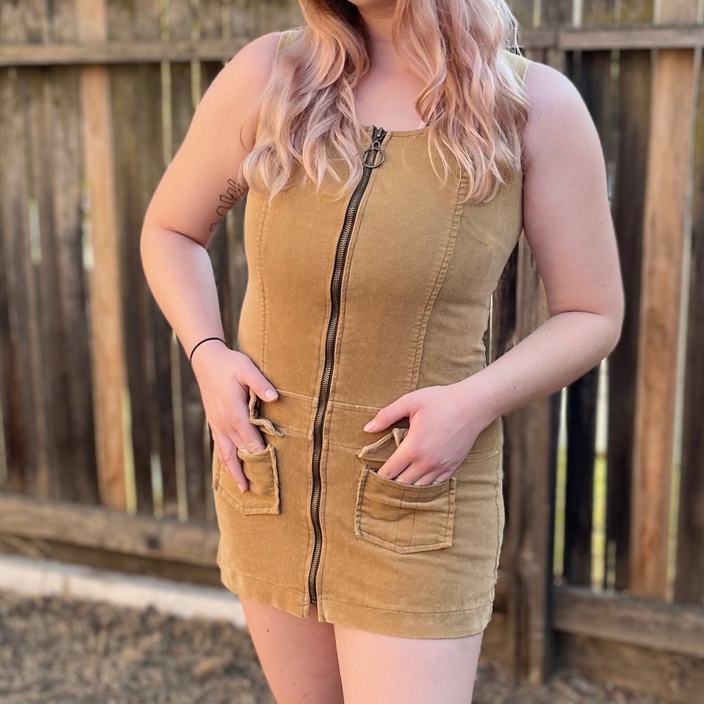 Khaki granola dress size M!